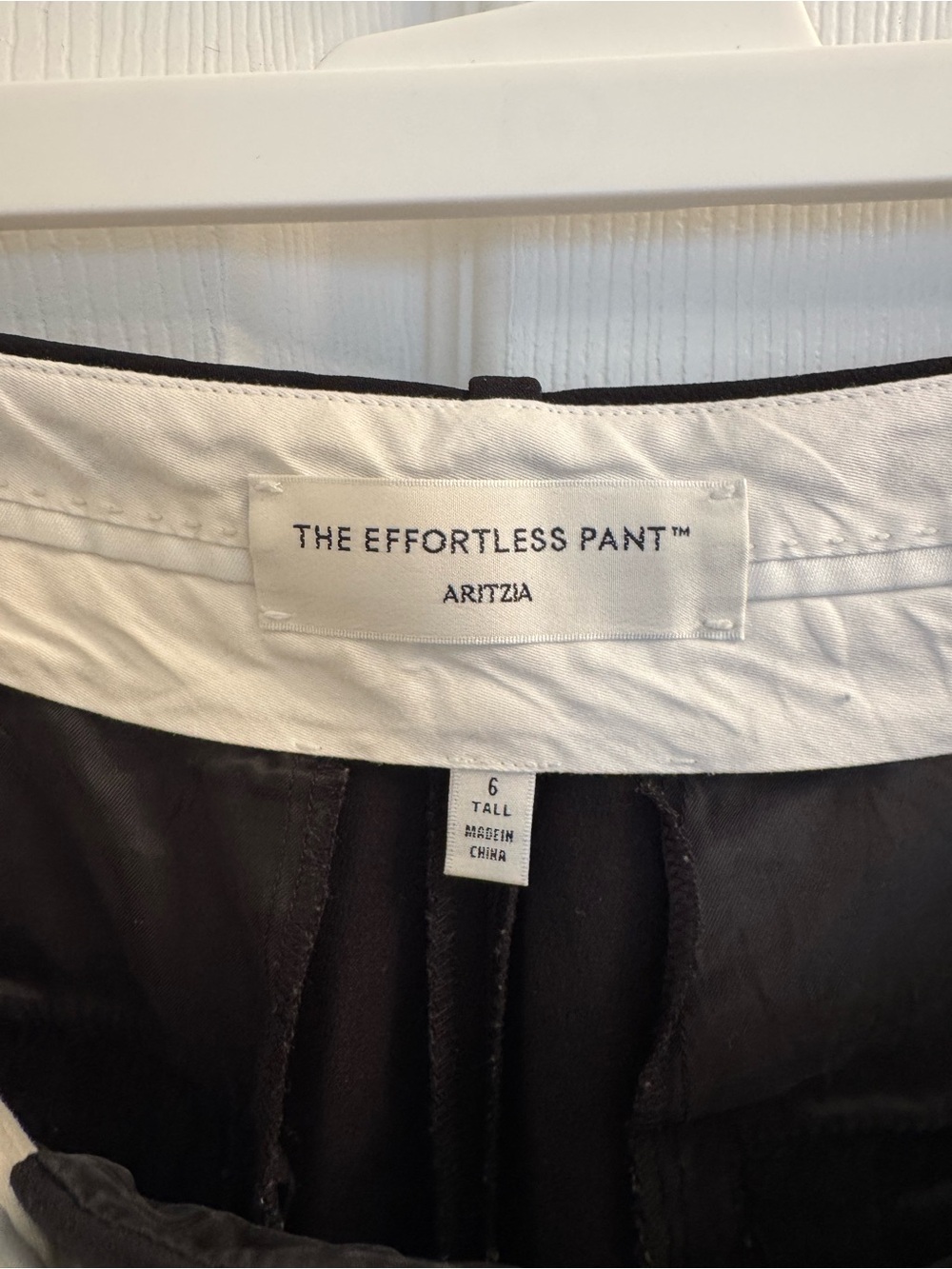 Aritzia Wide-Leg Pleated Pants in black - Picture 9 of 16